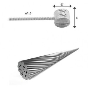 KABEL XLC REM A BINNEN 2.00 TON BRX85