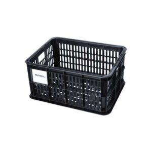 Basil fietskrat S black 17.5L recycled