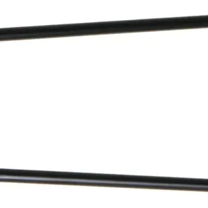 HULZEBOS Spatbordstang28", zwart mat